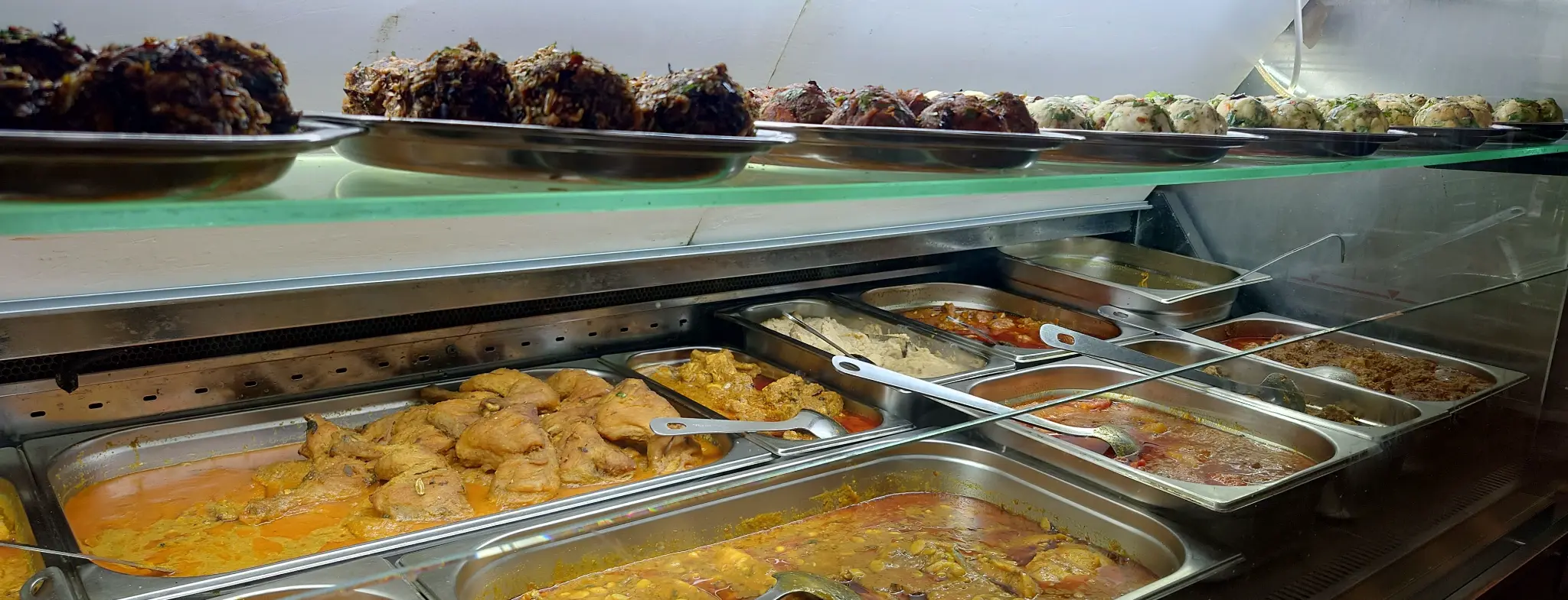 Counter food display